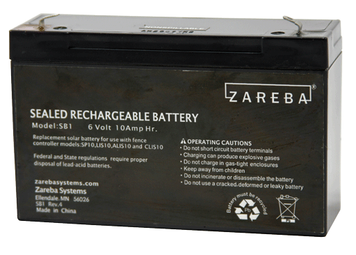 U-SB1 - Zareba Rechargeable Battery