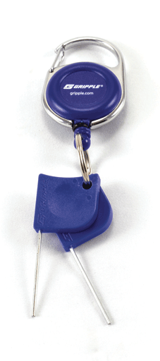 Gripple Keys on Retractable Clip