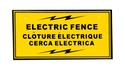 Plastic Electric Fence Sign