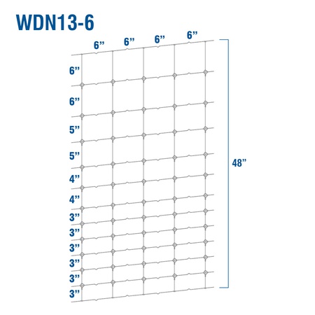 Fixed-Knot Woven Wire, 13/48
