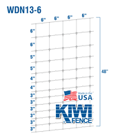 WDN13-6BB - Kiwi Fixed-Knot, 13/48/6