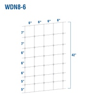 WDN8-6 - Fixed-Knot Woven Wire, 8/42/6, 12½ Ga