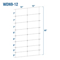 WDN9-12 - Fixed-Knot Woven Wire, 9/49/12, 12½ Ga