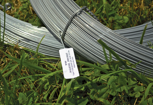 210 KSI High-Tensile Smooth Electric Fence Wire, 14 Gauge